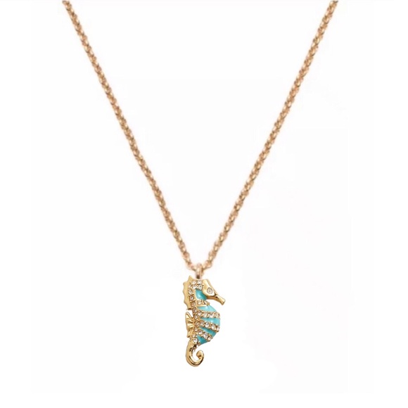 KATE SPADE • Paradise Found Seahorse Necklace - Picture 3 of 5